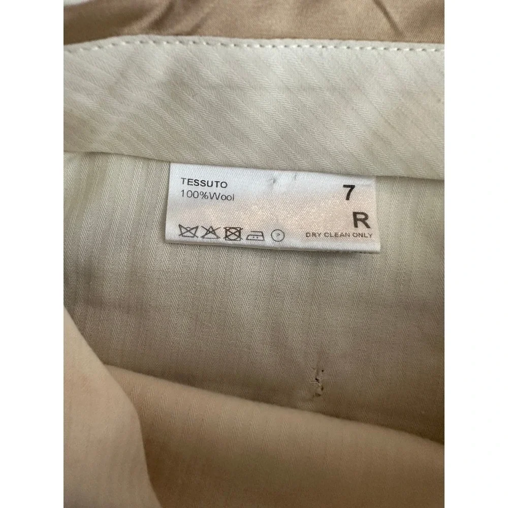 Canali Pants Kei Men 38 Tan Wool Trousers Slacks Italy Luxury Sartorial Business